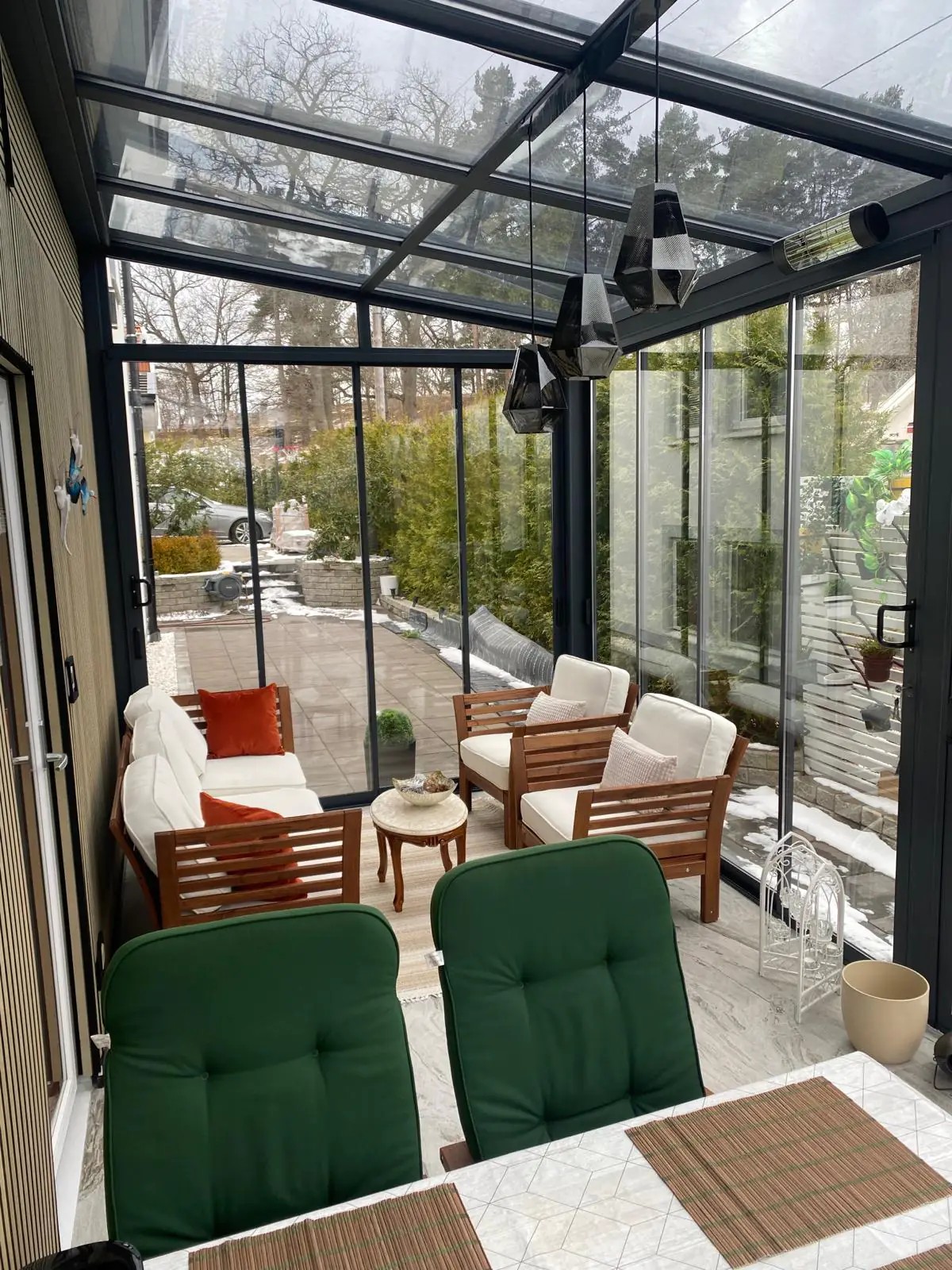 Glass Roof for Conservatories — interior